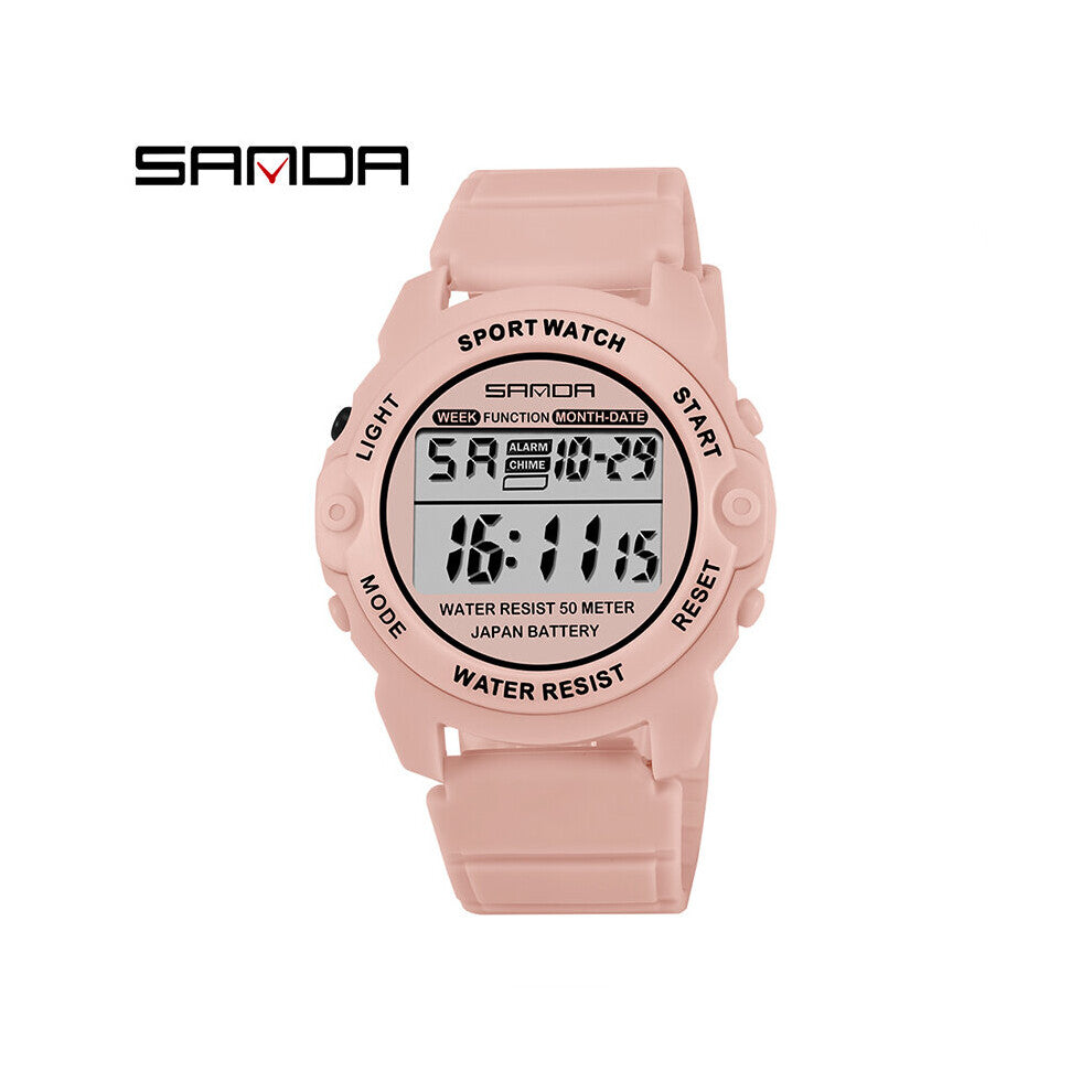 sanda Women Men Watch Military Sports Digtal Watches Stop Luminous Wristwatch Mens Clock Waterproof Hours Girl