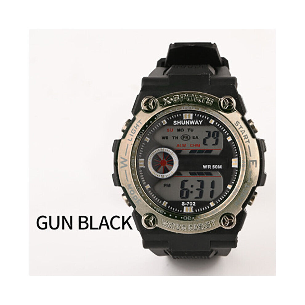 Men's Luminous Electronic Watch Sports Multi-function Digital Watch 50M Waterproof Watch Student Electronic Watch Chronograph