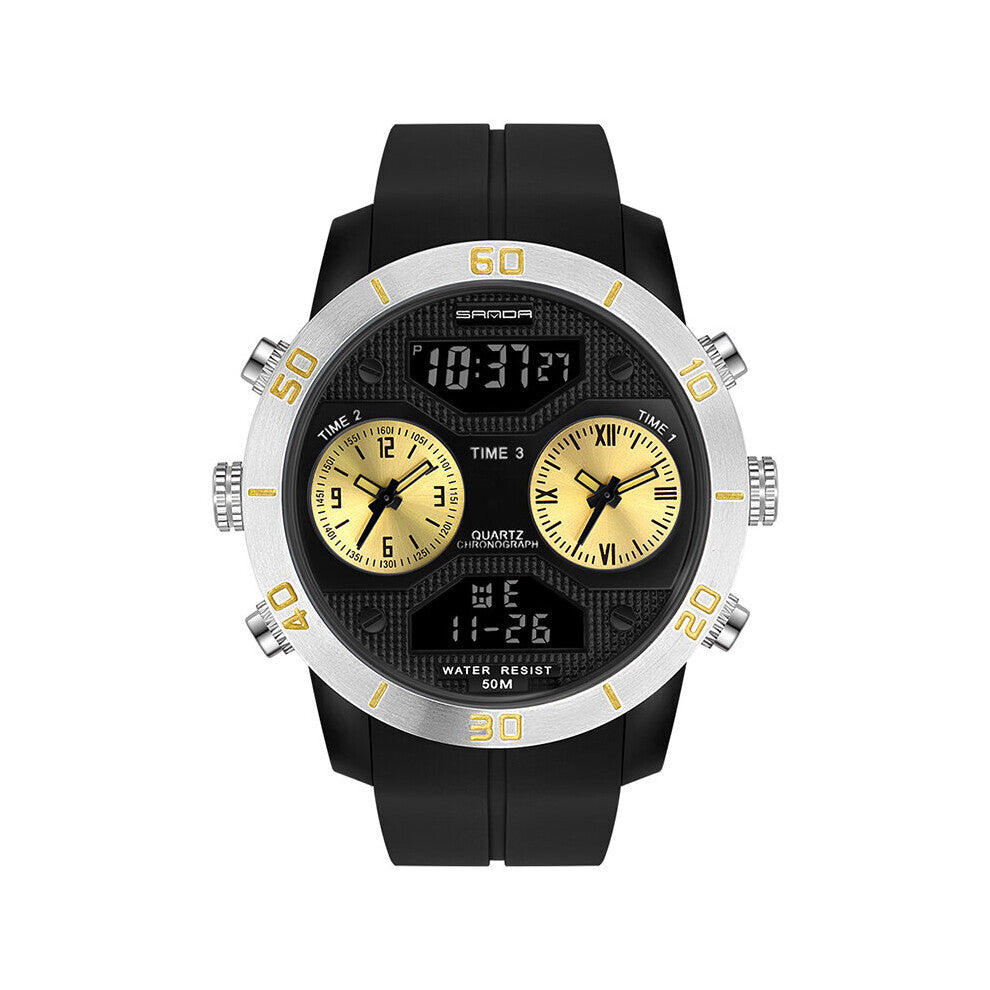 Men's Sports Watch Waterproof Watches Electronic Digital Quartz Clocks Stylish Gentleman Top For Gift