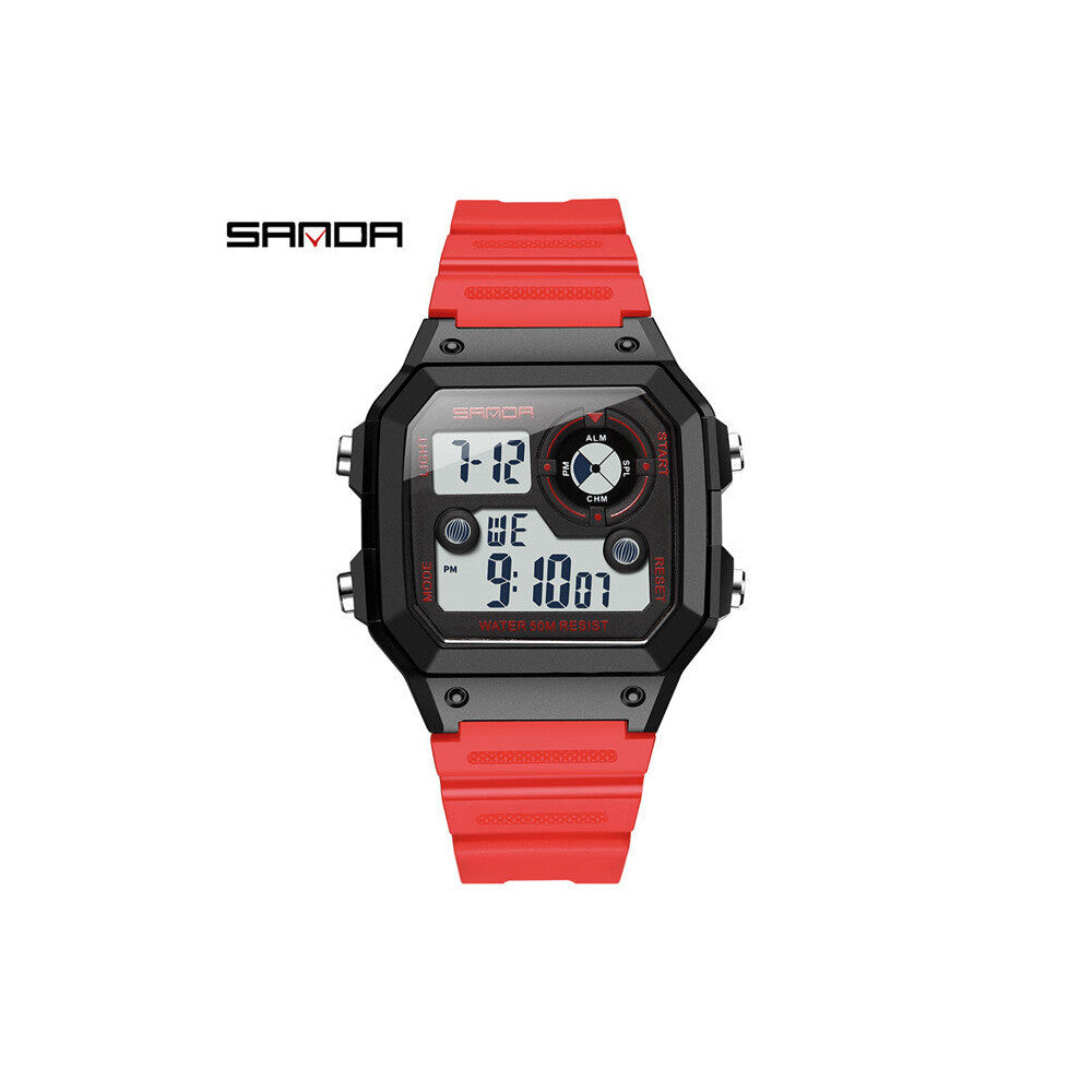 Sanda Men Sports Watches Chronos Countdown Men's Waterproof Led Digital Watch Man Military Clock Relogio Masculino