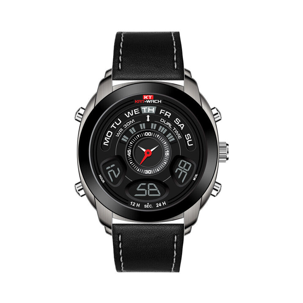 KAT-WATCH Sports Watches Waterproof Watch for Men Army Military Clock LED Digital Watches Luminous Relogio Masculino