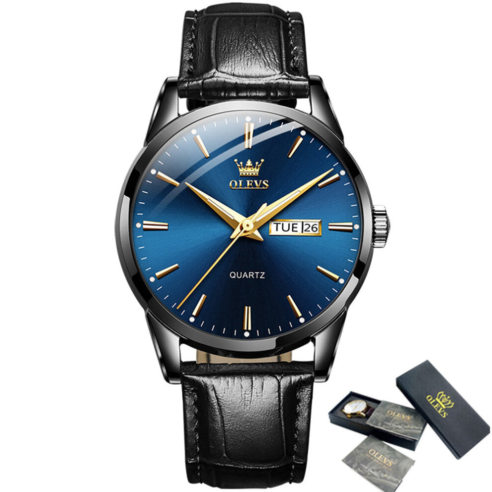 Minimalist Best-selling Men's Watch Luminous Leather Waterproof Sports Quartz Men's Watch Relogio Masculino