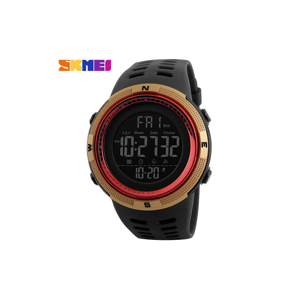 Men Sports Watches Multifunction Watches Alarm Clock Waterproof LED Digital Watch 1251 Military Relogio Masculino