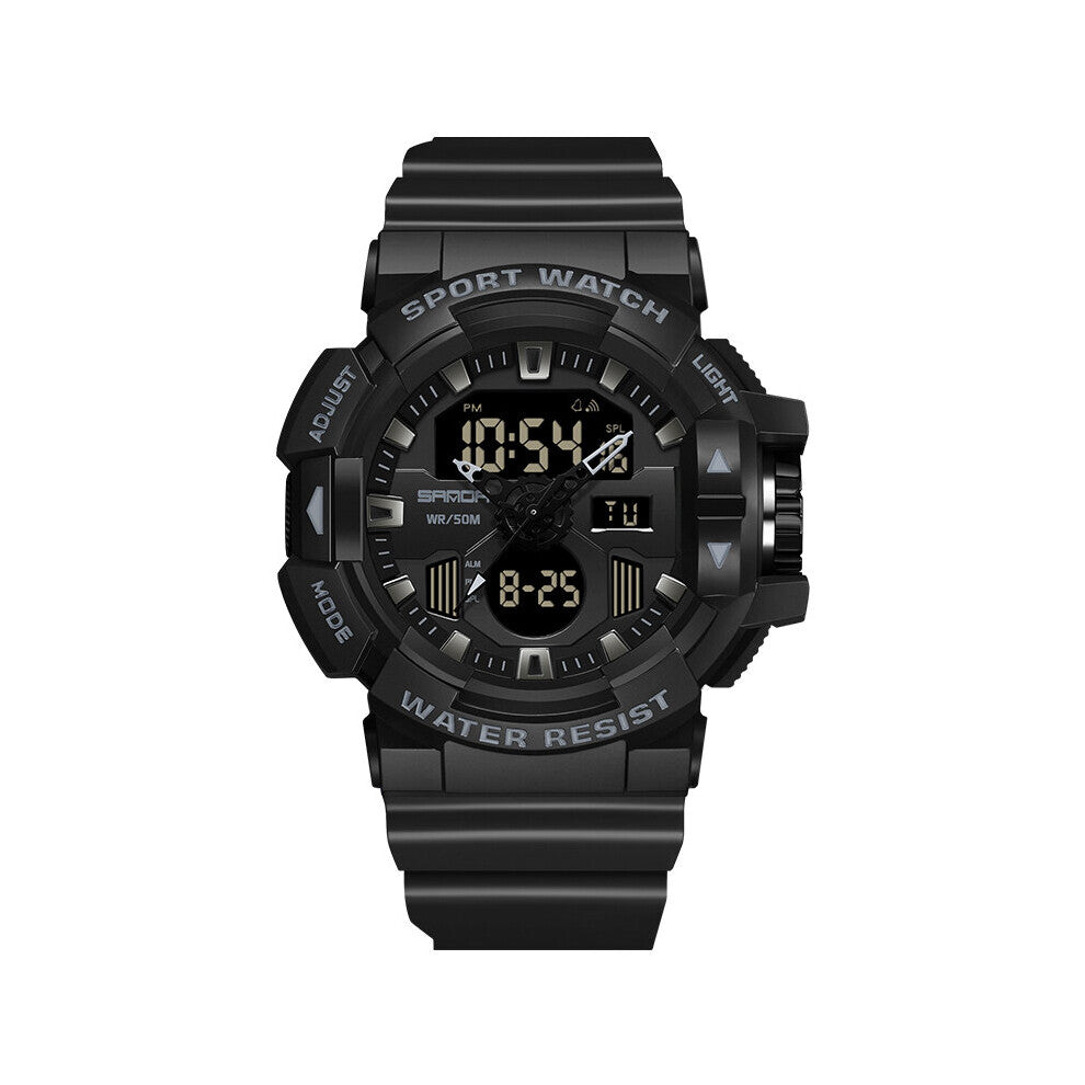 Top Sports Men's Watches Waterproof Military Quartz Watch For Man Wristwatch Chrono Digital Watch Alarm Clock