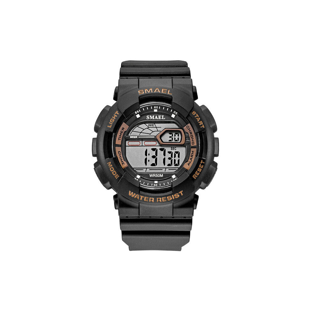 1027 Men Leisure Sports Watches Wristwatches Waterproof Military Movement Gift Students Outdoor Alarm