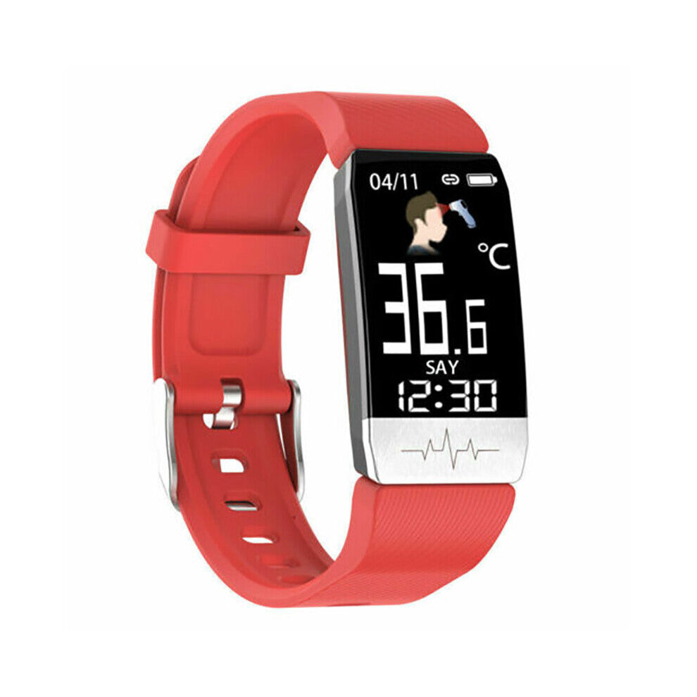 Smart Band T1S with Body Temperature ECG+PPG Fitness Tracker Blood Pressure Bluetooth Smart Bracelet Watch For Phone