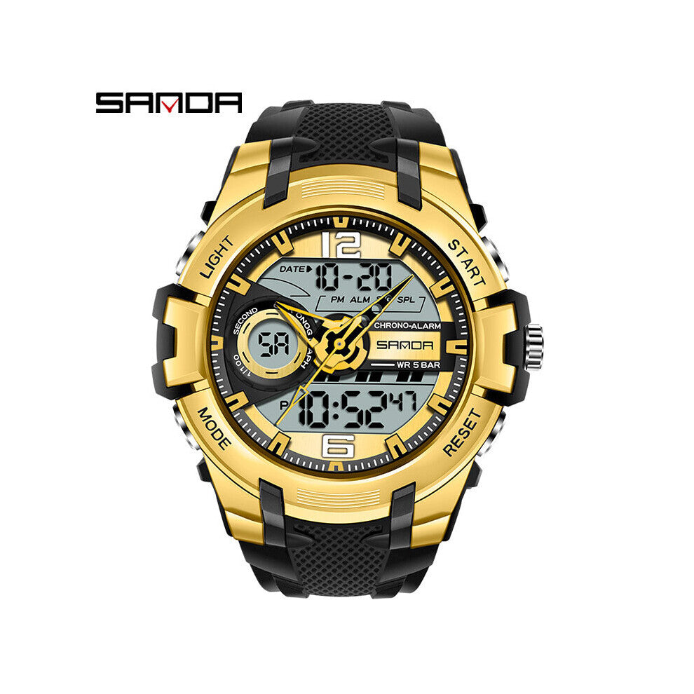 Men's Digital Watch Big Dial Waterproof Clock Watches Electronic Male Students Sports Wristwatch