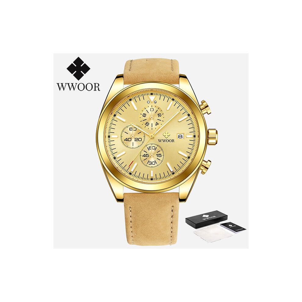 Sports Waterproof Watch For Men Automatic Quartz Movement Man Watch Chronograph Date Clock Wristwatch