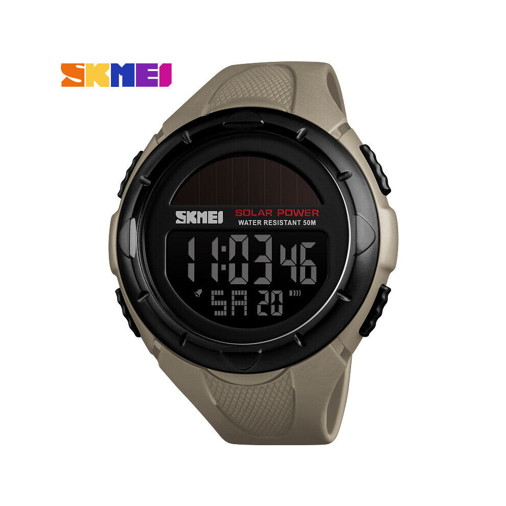 Top Sports Watches Solar Outdoor Military Digital Watch Men Waterproof Chrono 12-24 Hours Men's Watches relojes