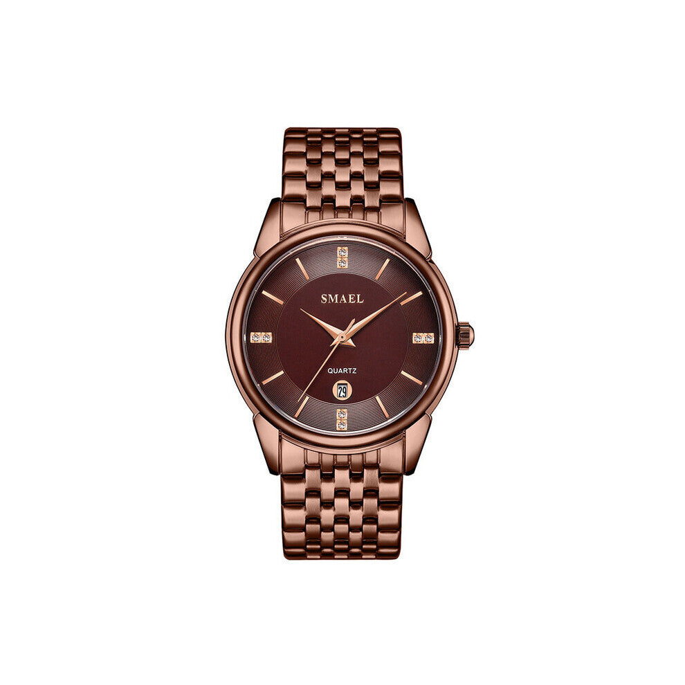 Top Men Casual Quartz Wristwatches Big Clock Digital Sport Sliver 9026 Watches Waterproof