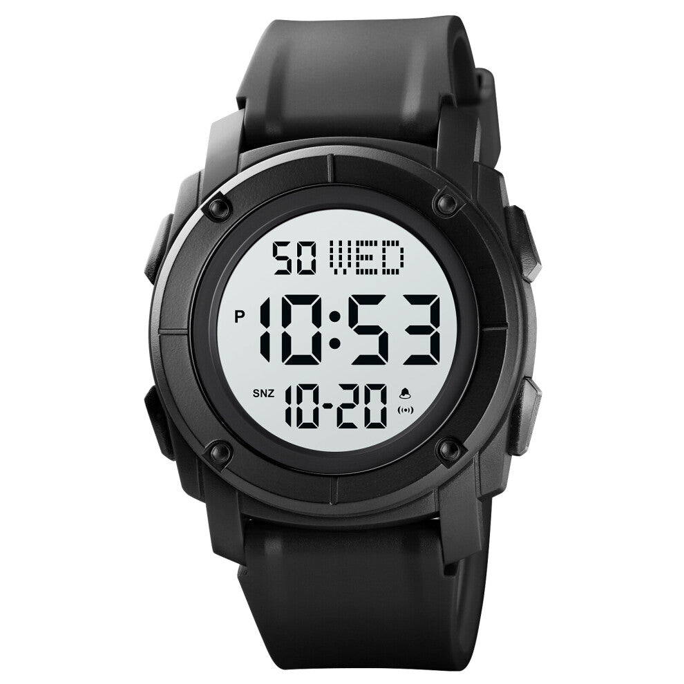 Outdoor Sports Watches For Men Military Daily Versatile Alarm Clock 5Bar Waterproof LED Lights Digital Stopwatch