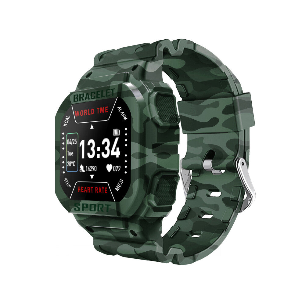 Smart Bracelet Men Waterproof Heart Rate Sleep Monitoring Sports Fitness Weather Display Connect to Mobile Phone Watch