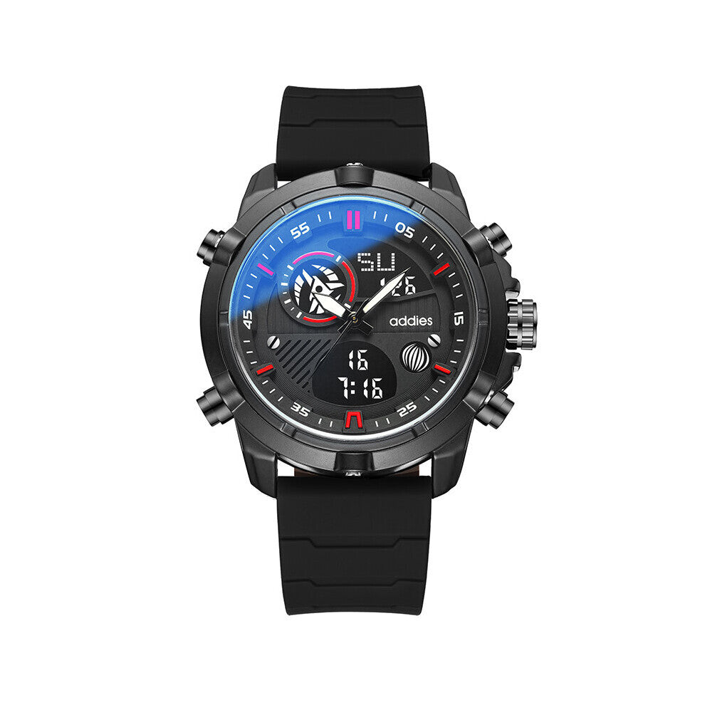 Men's Sport Watch Men Leather Waterproof Quartz Watches Male Date Sports Chronograph Clock Men's watch