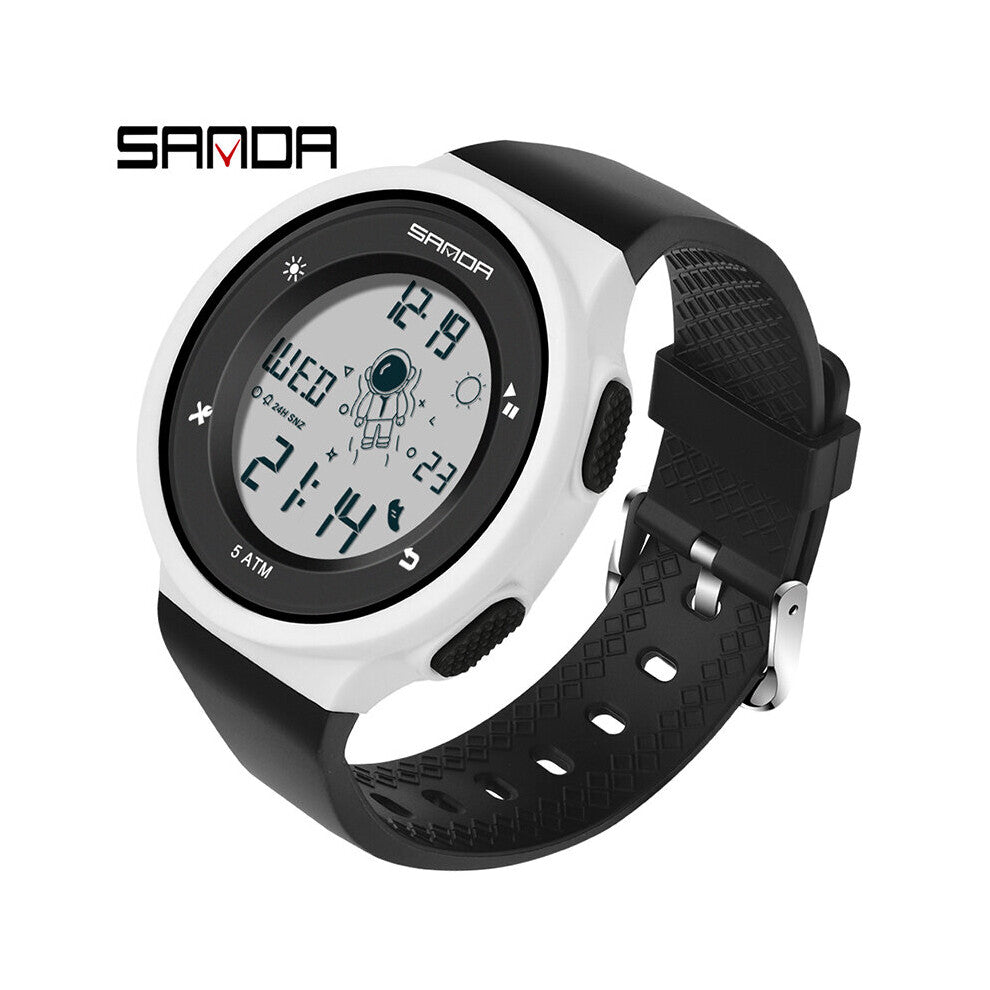 Casual Outdoor Sports Electronic Watch Alarm Clock Timing Men Watch Waterproof Function student Watches montre homme