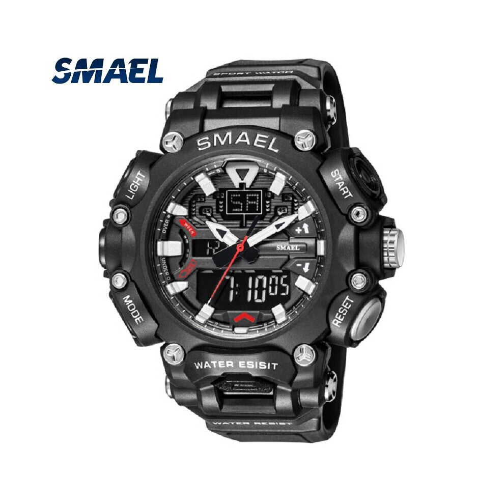 Watch Men Sports Military Watches Digital Double Display Watches Mens 50M Waterproof Stopwatch Clock Relogios Masculino