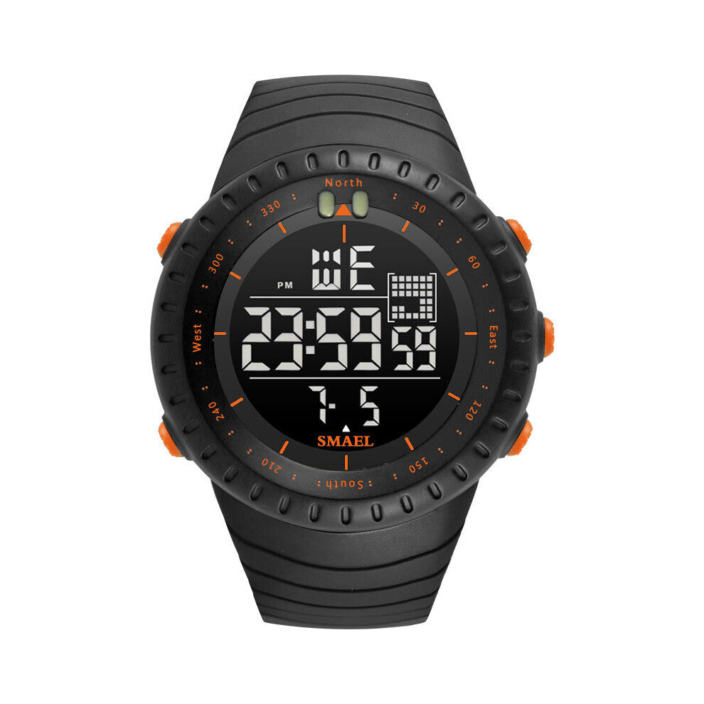 SMAEL Top LED Digital Men Watch Military Outdoor Sports Waterproof Luminous Multifunctional Relogio Masculino