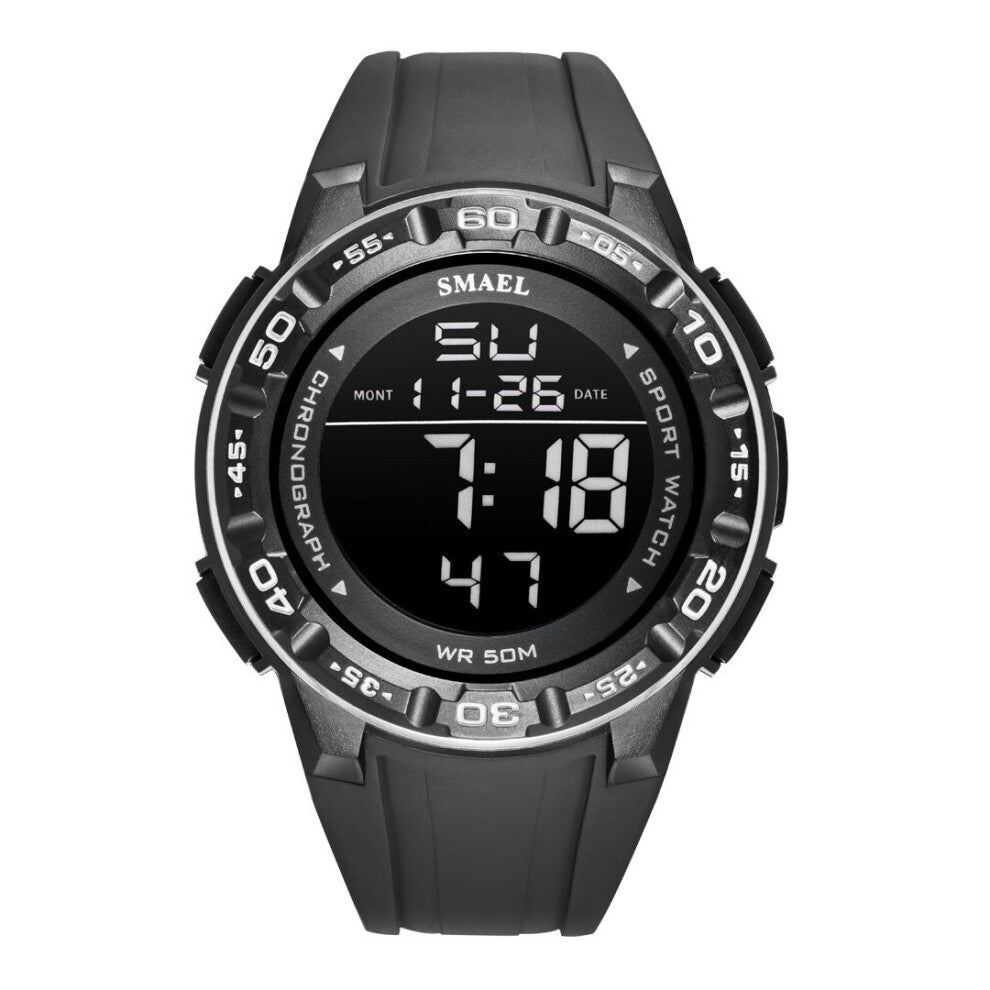 SMAEL Top Casual Sports LED Digital Electronic Watch Men Waterproof Luminous Multifunctional Relogio Masculino