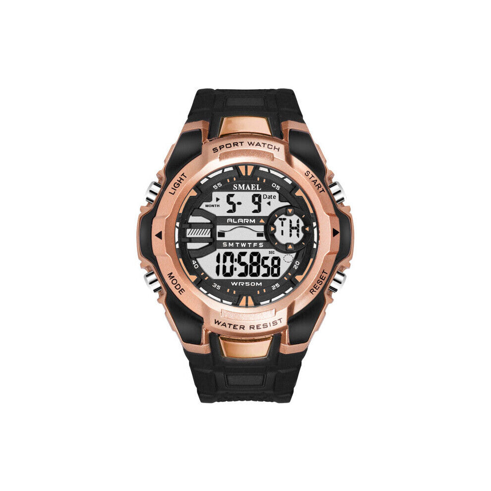 6 Colors Men Chronograph Watch Outdoor Sports Digital Watches Military Mens Army Alarm Chrono Sport Wristwatches