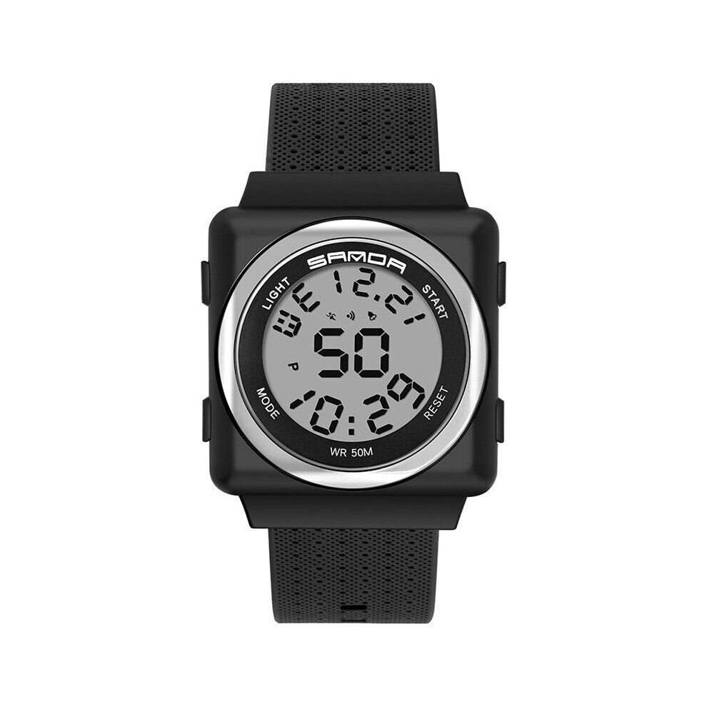 SANDA Student Digital Watch Multifunctional Waterproof Electronic Sports Man Wristwatch Relogio Digital 2000