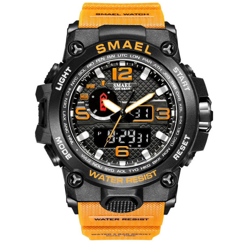 SMAEL Sales Men Military Watch Waterproof LED Digital Electronic Sports Luminous Alarm Clock Multifunctional Wrist Watch