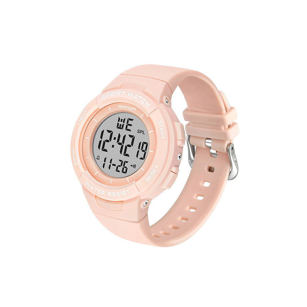 SANDA Casual Women's Watches Waterproof Digital Watch Sports Wristwatches For Female Clock Relogio Feminino 6006