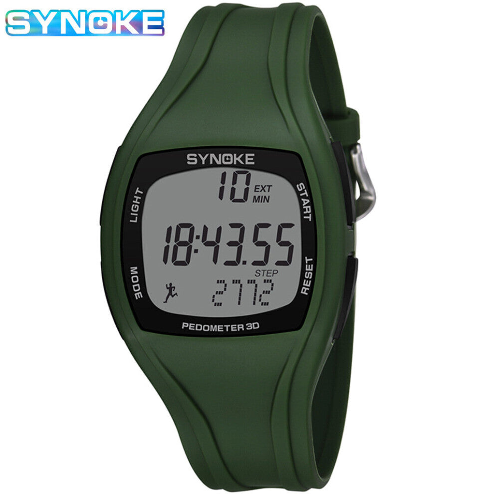 3D Pedometer Sports Men Watch Waterproof Anti Fall Smart Automatic Wrist Watches for Male Student Electronics Multifunctional