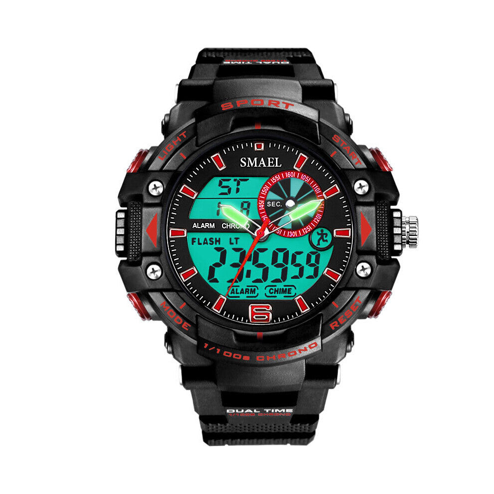 SMAEL Men Sport Watch Wristwatches Military Alarm Quartz Clock Male Gift LED Digital Men's Sports Watch for Men Hours relogio