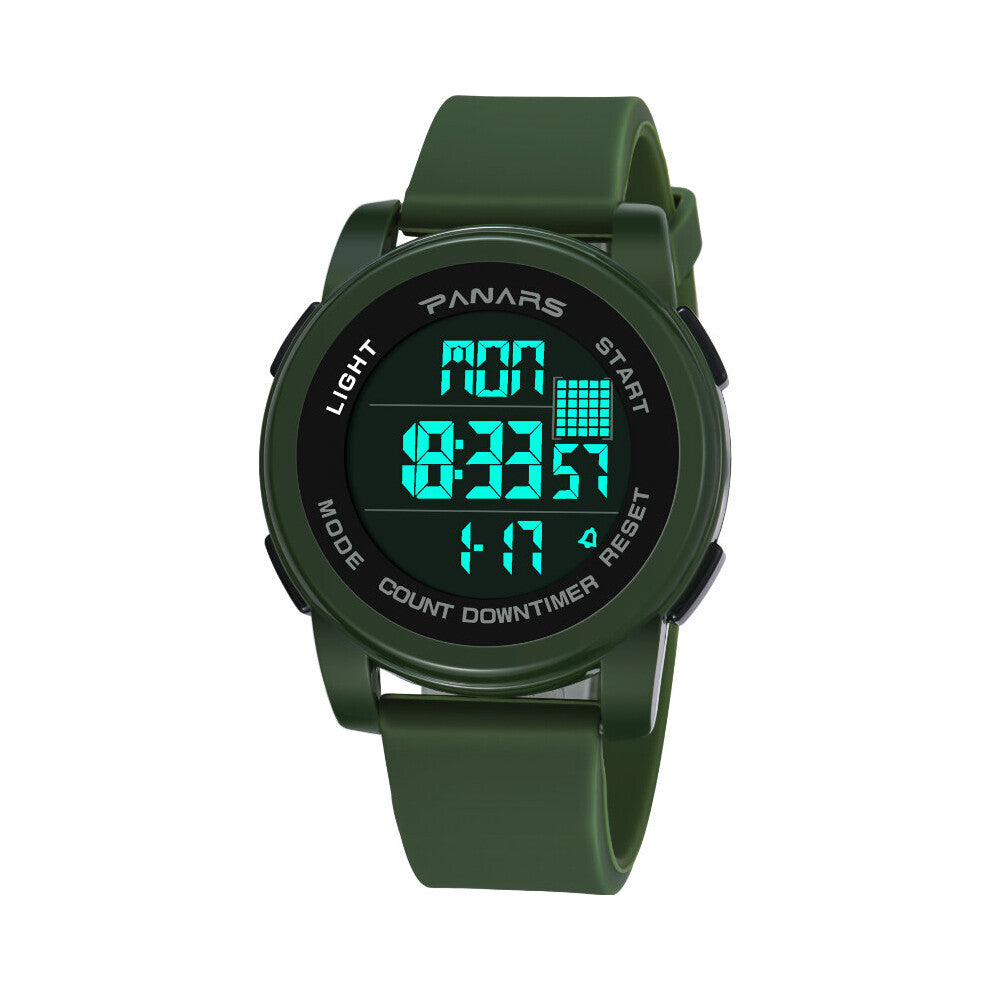 Digital Sports Waterproof Men's Watches and Fashionable Man Function Watch Be Applicable To Student Examination