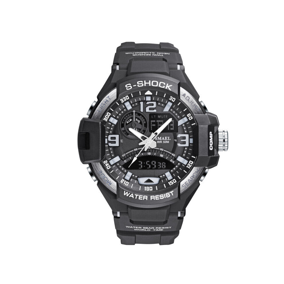 SMAEL Wristwatches Military Alarm Quartz Clock Male Gift Waterproof LED Digital Men's Sports Watch for Men Hours relogio