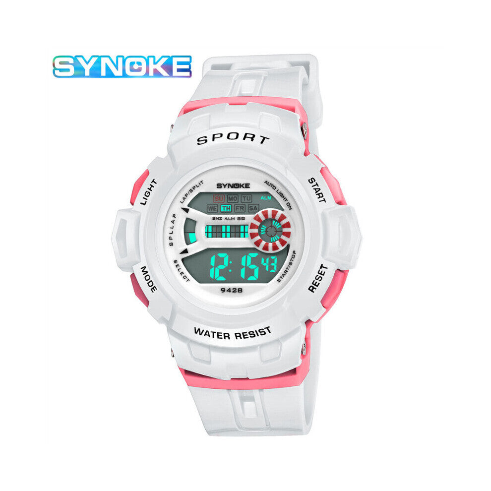 Men's Watch Waterproof Circular Dial Grand Couples with Version of Student Sports Electronic Watch Ins Wind