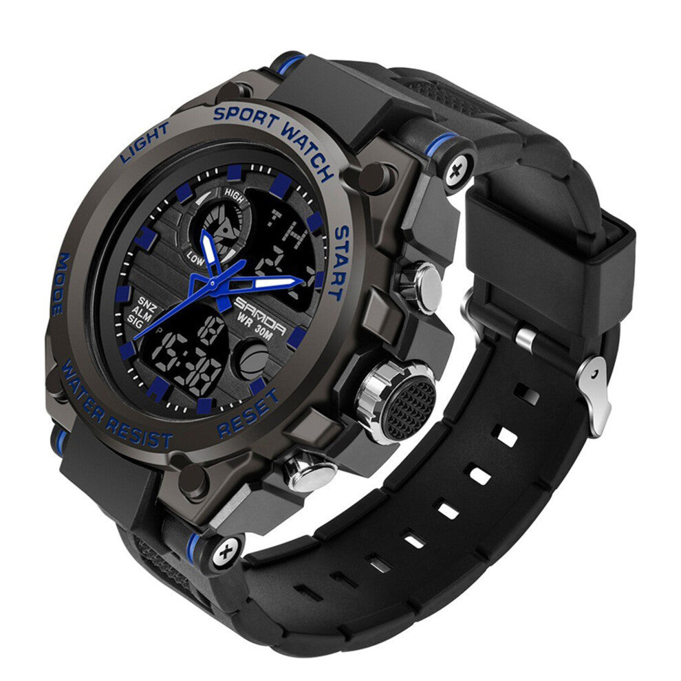 Newly Electronic Big Dial Sports Digital Watch Multifunctional Watch Waterproof Wrist Watch For Men Boys