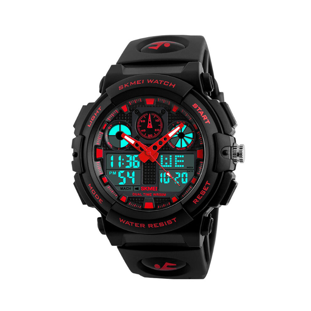 Men Sports Watches Military Watch Casual LED Digital Watch Multifunctional Wristwatches 50M Waterproof Student Clock