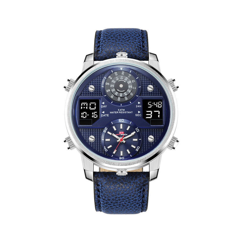 KAT-WATCH Men Sports Watches Countdown Waterproof LED Digital Watch Man Military Wrist Watch Relogio Masculino Outdoor