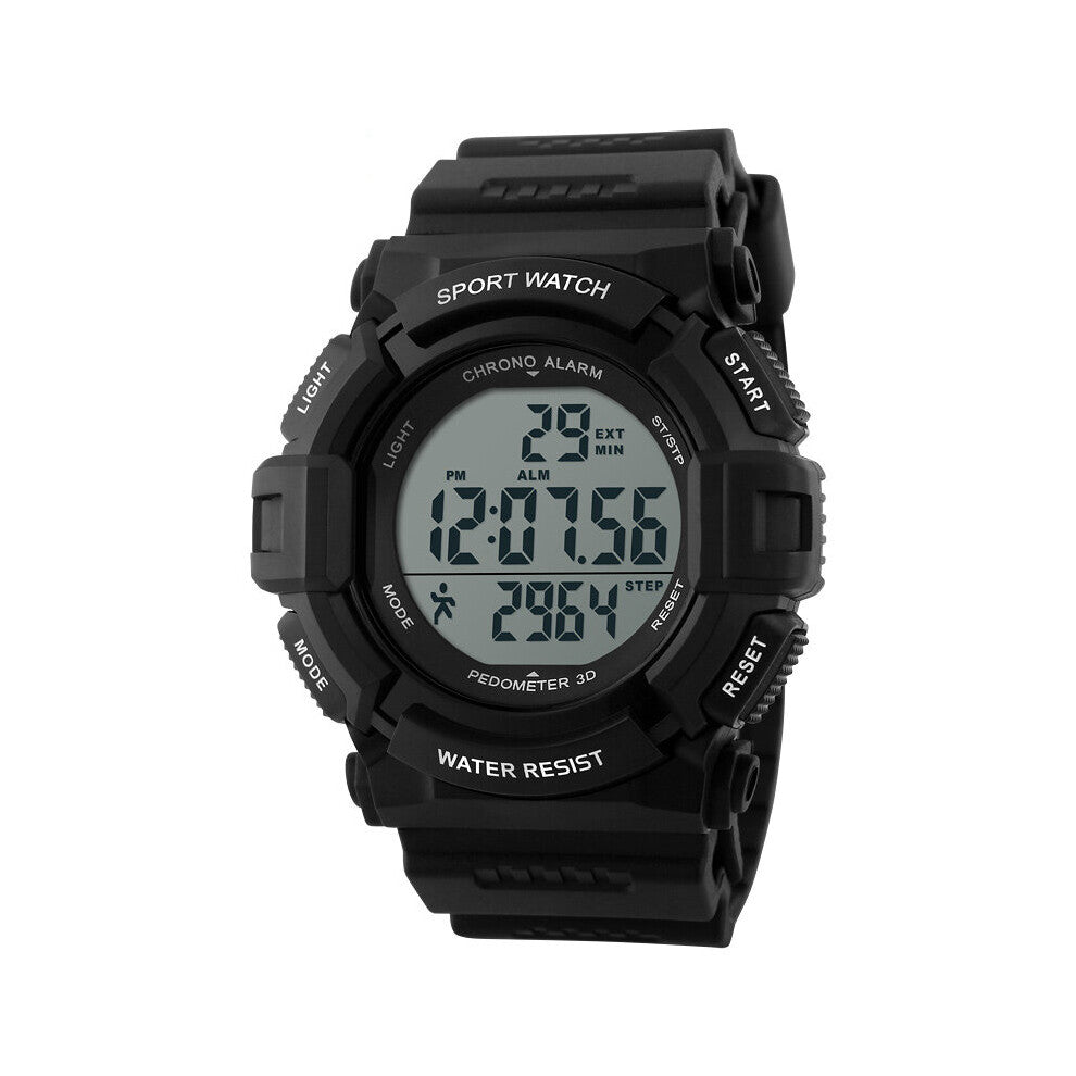 Large Digital Sports Running Stopwatch Waterproof Electronic Wrist Men's watches Gift