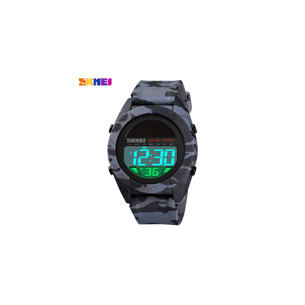 Digital Men's Watches Outdoor Sports Chronograph Camouflage Strap Clock Military LED Display Wristwatch Relogio Masculino