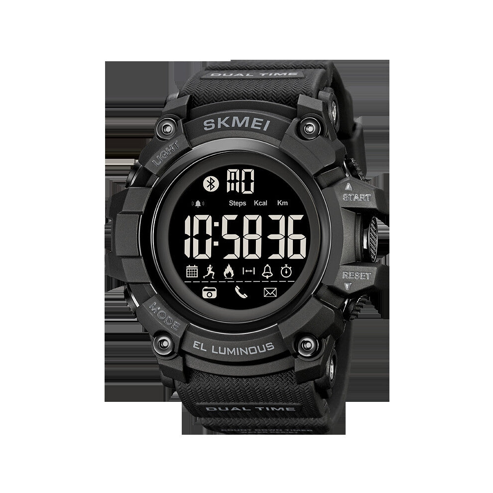 reloj hombre Japan Digital movement Outdoor Pedometer Watches Mens Calories Sleeping Monitor Clendar Wristwatch Clock Man