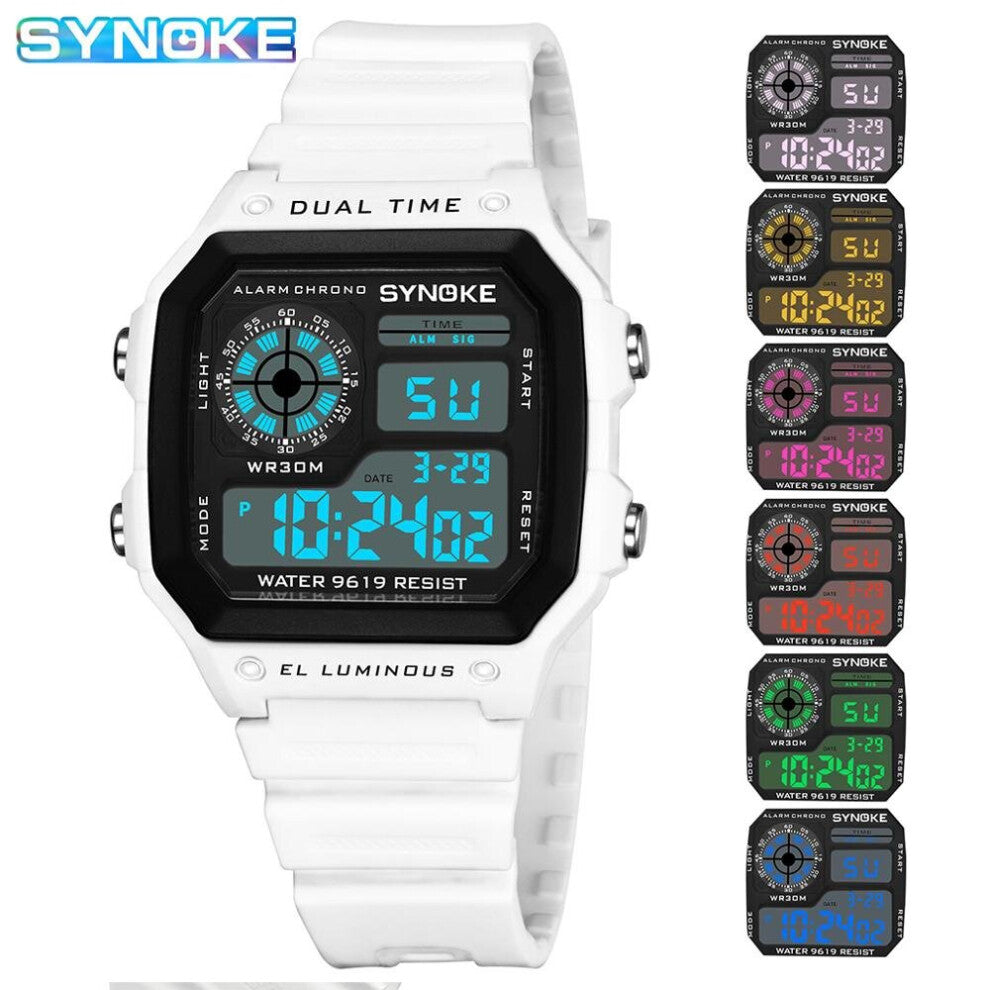 G Sports Watch Man Count Down Waterproof Watch Stainless Steel Digital Wristwatches Male Clock Relogio Masculino