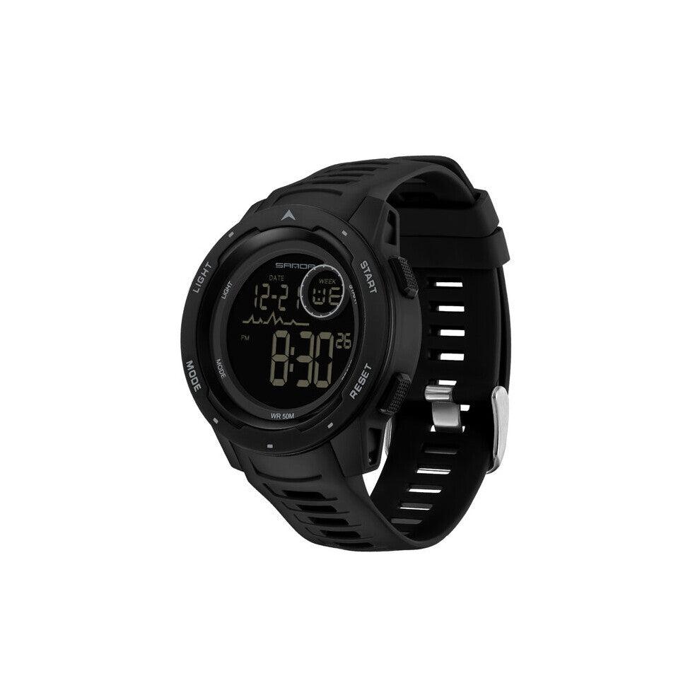 SANDA Top Sports Men Watches Countdown Waterproof LED Digital Watch Man Military Wristwatch Relogio Masculino 2125