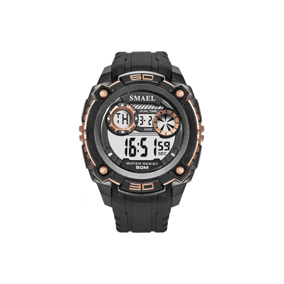 Men Sports Watches Waterproof Back Light LED Digital Watch Chronograph Shock Clock Casual Electronics Wristwatches