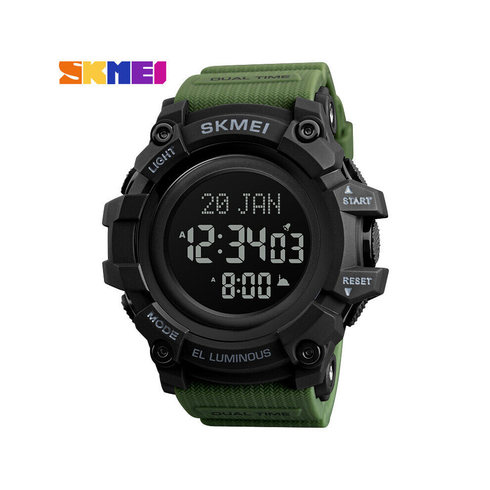 Qibla Digital Watch Men Bookmark Language Selection Muslim Wristwatches Pilgrimage Time Reminder Watches For Islamic 1680