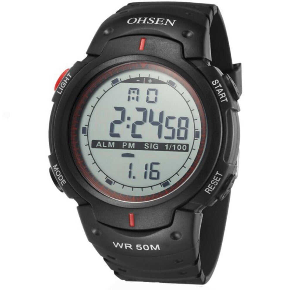 Mens Sports Watches Men's Military Army Watch 50m Digital LED Electronics Waterproof Wristwatches Male Clock