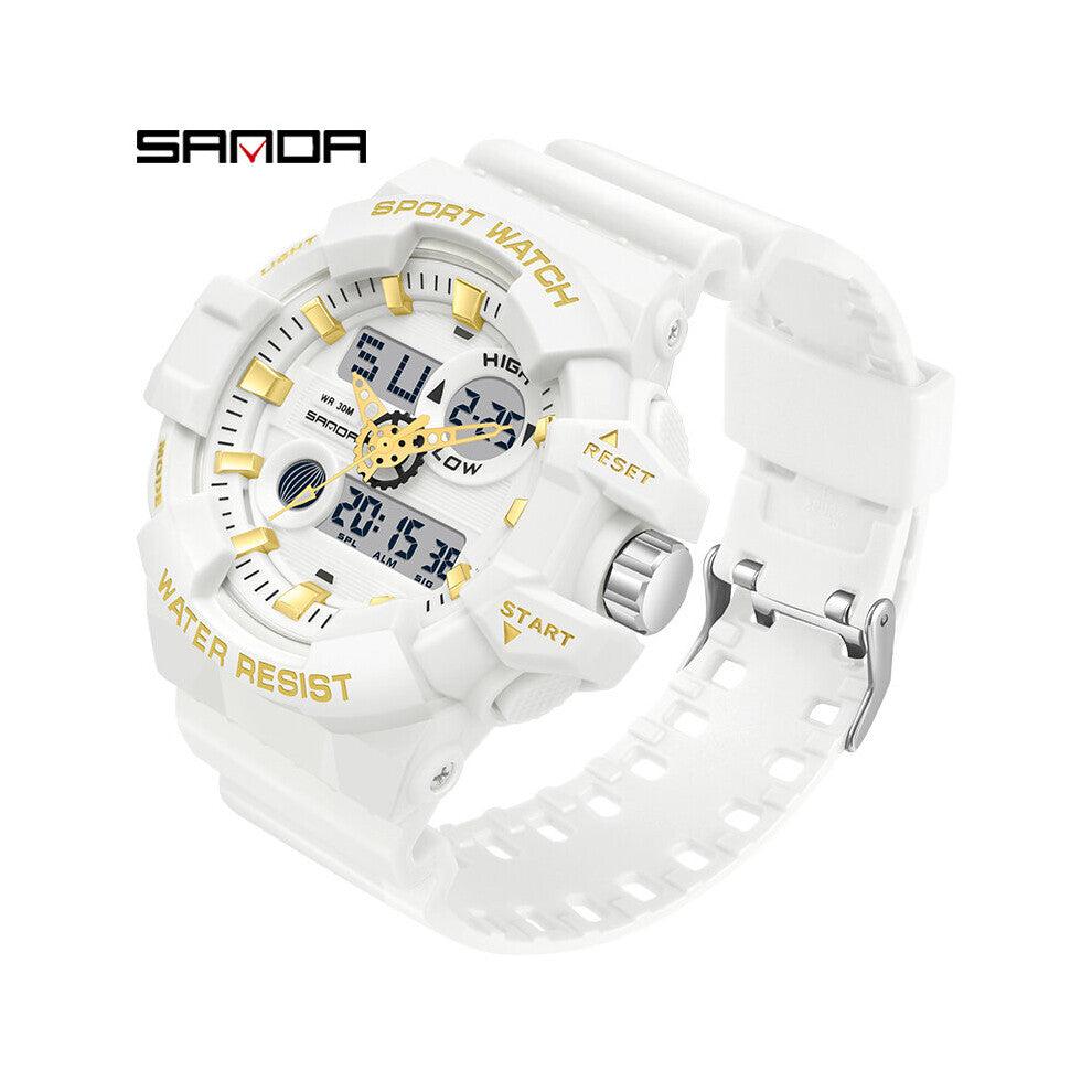 Women Sport Military Men's Watch Digital Quartz Dual Display Watches Waterproof Casual Watch for Lady Relogio