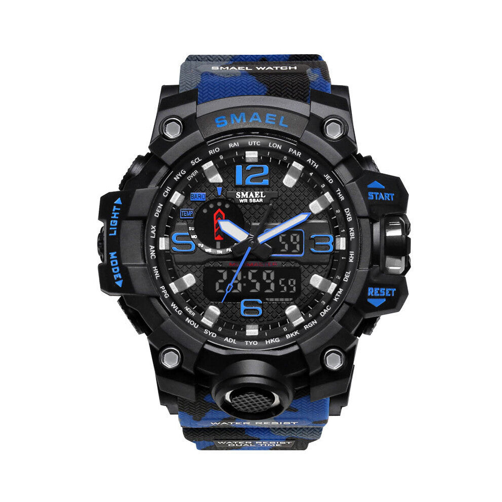 Outdoor Sport Men's Watches Stopwatch Alarm Clock Watch Men Wristwatch Male Camo Military Watches Relogio Masculino