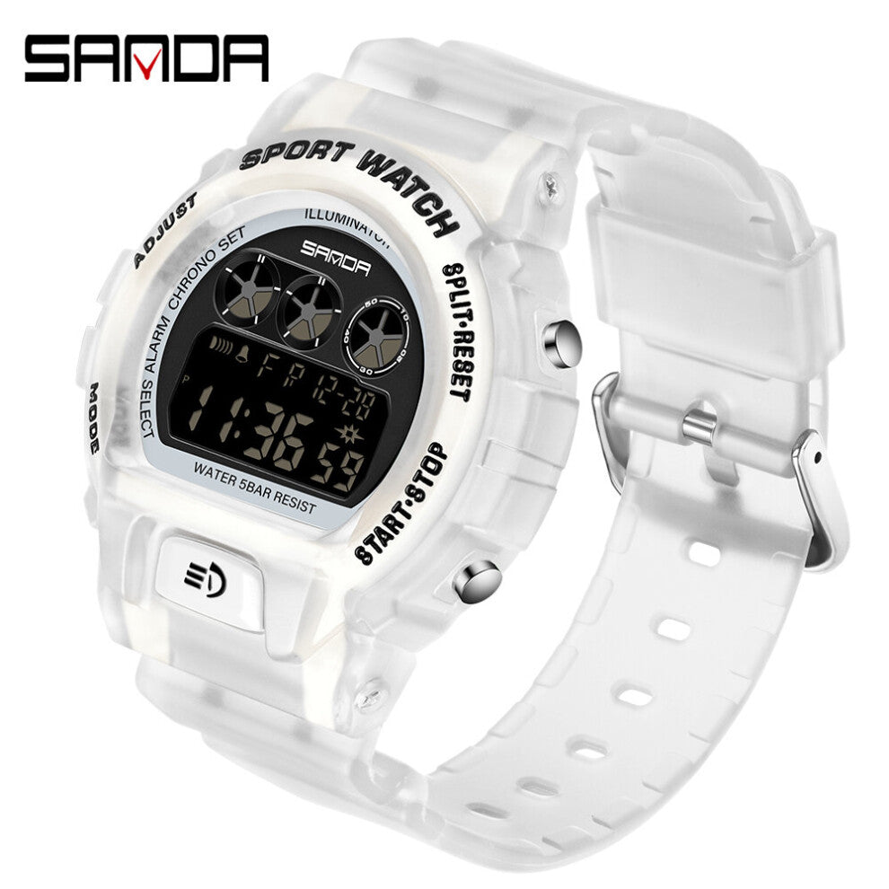 Men's LED Digital Sport Wrist Watches Boy Girl Student 5Bar Waterproof Wrist Watch LED Electronic Male Clock relogio