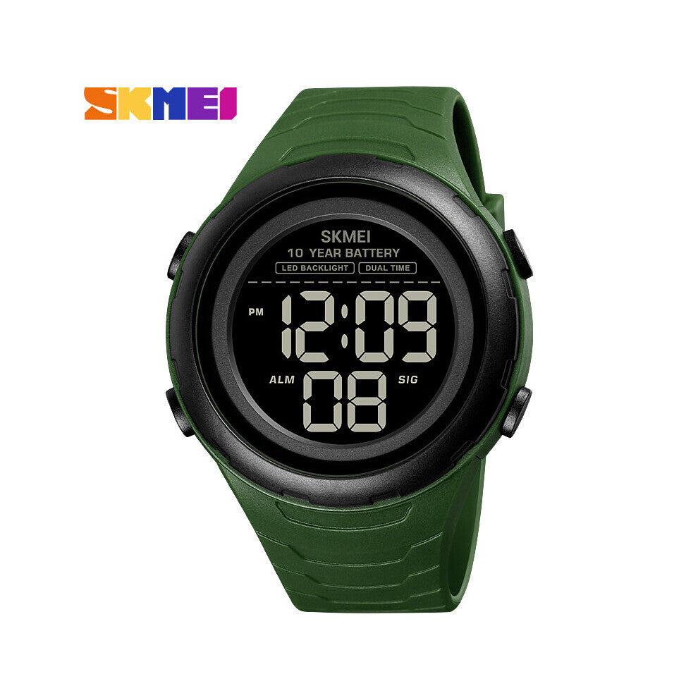 Men Sports Watches Dual Time Chrono Watch Mens Digital Wristwatches Date Week Alarm Male Watch reloj hombre