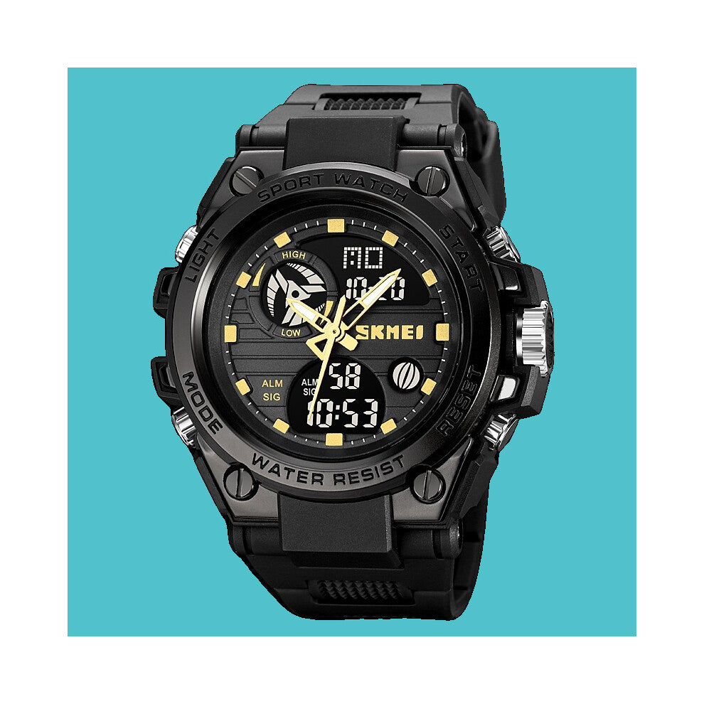 Sport Watches Mens Wristwatch Japan Digital movement Back Light Multifunction Chrono Date 5Bar Waterproof reloj hombre