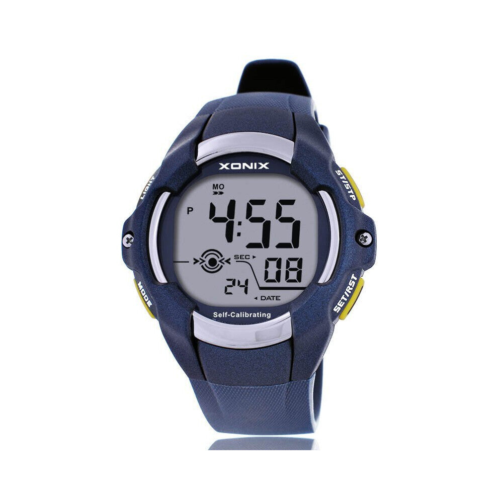 GOLDEN Mens Sports Watch Digital Radio Wave Self Calibrating Swimming Diving Waterproof 100m Multifunction Wristwatch CGT