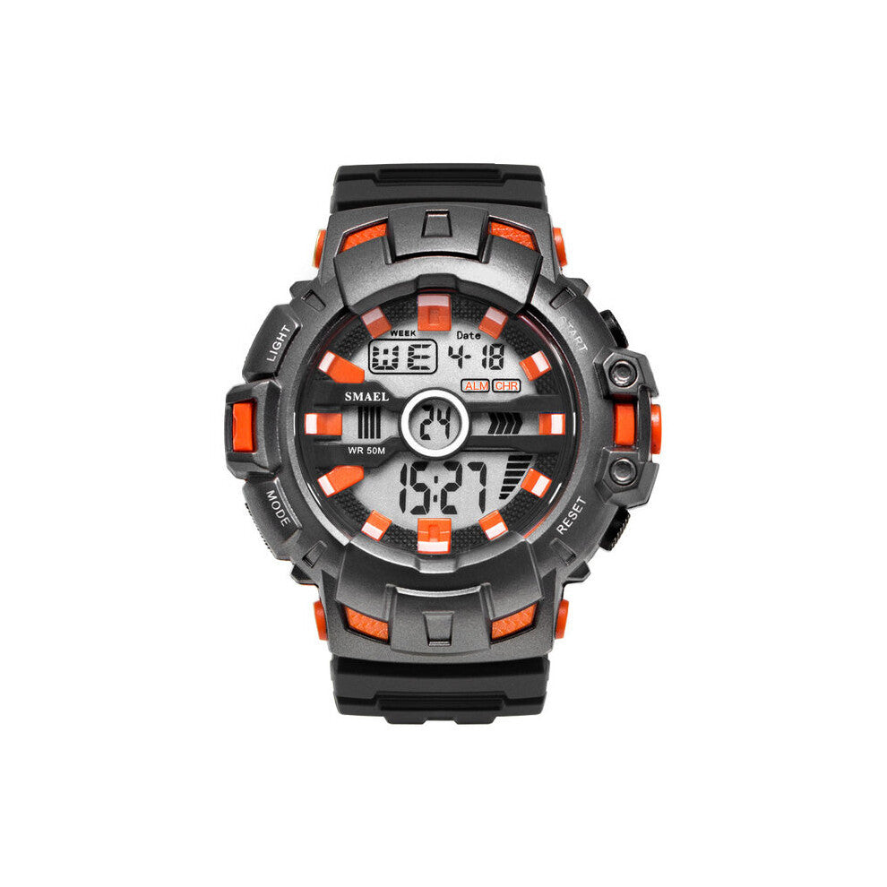 1532B Men Leisure Sports Watches Waterproof Military Gift Electronic Back Light Masculino Multifunctional Alarm