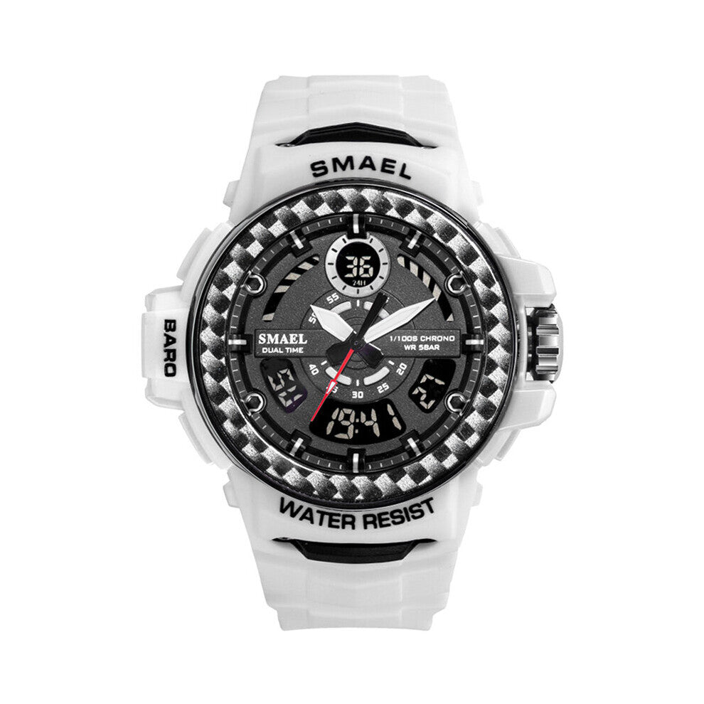 SMAEL Men Military Watch 50m Waterproof Wristwatch LED Quartz Clock Male relogios masculino Digital Sports Watches Men's