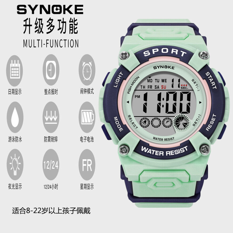 Boy Girl Sports Waterproof Watches for Children Multifunction Stainless Steel Man Watches Small Smart Watch Student Electronics